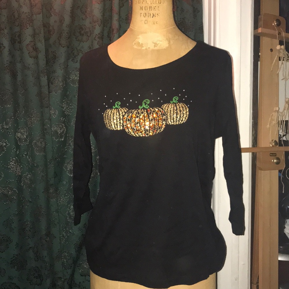Vintage Halloween quarter sleeve shirt